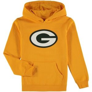 Green Bay Packers Youth Yellow Hoodie